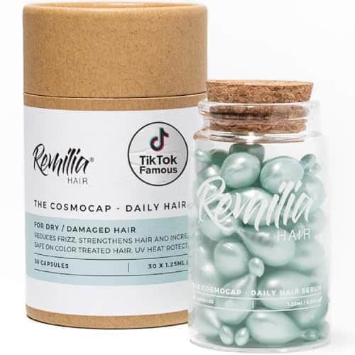 Hair Serum for Frizzy and Damaged Hair - Restorative Hair Oil Vitamins in Capsules - Hair - Image 2